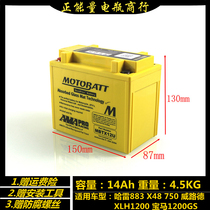 Baxter Harley 883x48 fat boy big gliding Ducati spring breeze 650 Guangyang CT motorcycle battery 12v Universal