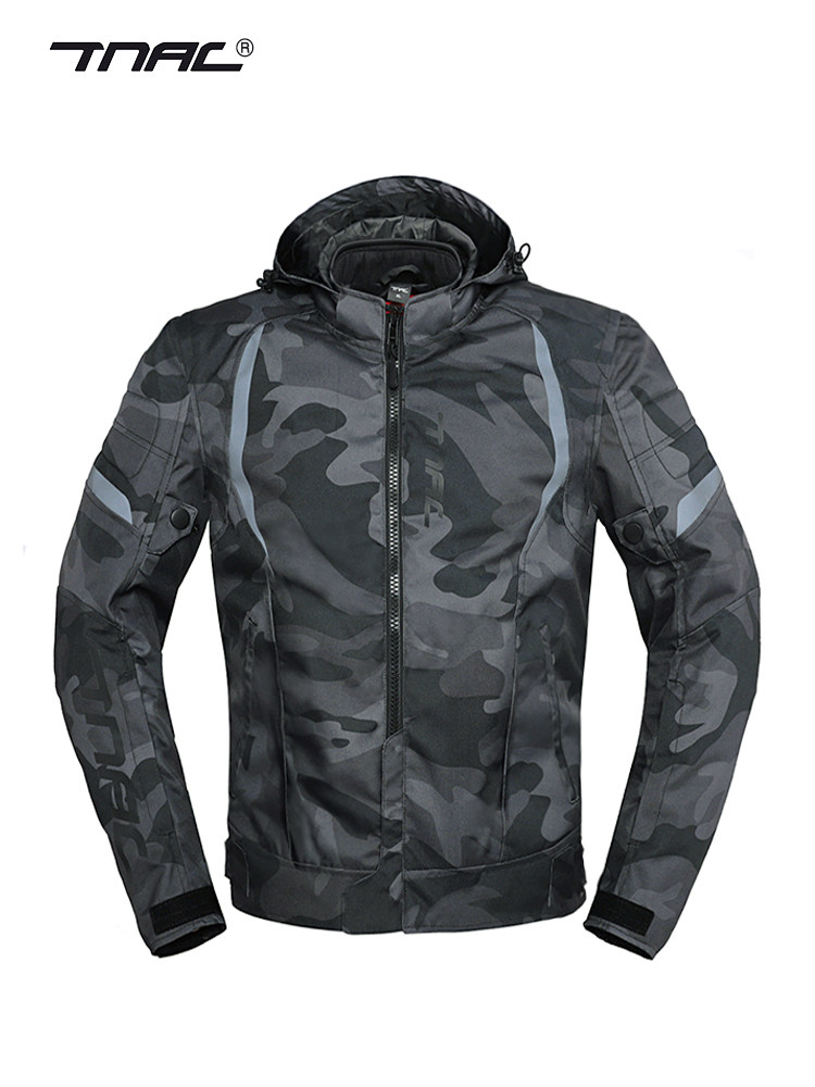 TPAC Trailblading Bats Locomotive Riding Casual Male Locomotive Jacket Summer Waterproof Anti-Fall Seasons Camouflak