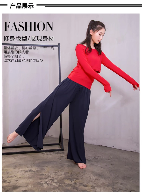 Quần nhảy múa chân rộng hiện đại Quần tập nhảy hiện đại - Khiêu vũ / Thể dục nhịp điệu / Thể dục dụng cụ giày múa ballet mũi cứng