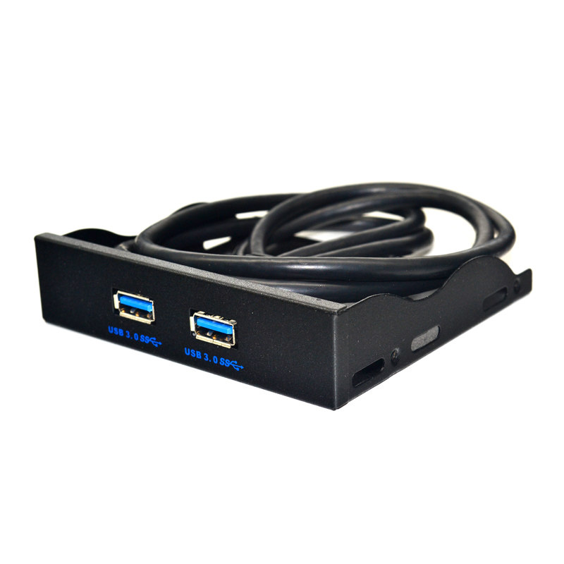 USB3 0 soft driving position front panel 4 mouth 2 mouth 19PIN turn U3 desktop computer 9PIN turn USB2 0 black