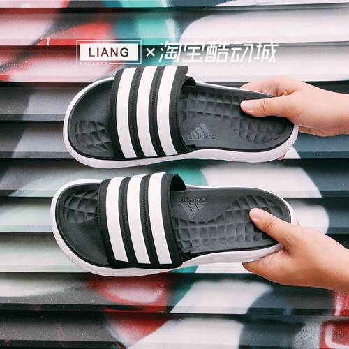 Adidas, спортивные тапочки на липучке, мюли, пляжная обувь