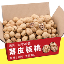 2021 new walnut thin shell paper skin bulk 5 kg Xinjiang original raw fresh pregnant women special first-class thin skin
