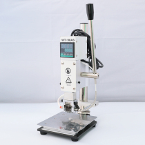  Manual leather paper business card voucher number coding machine Serial number pressing and soldering number machine PVC bronzing machine