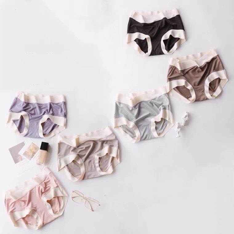 Third piece 0 SINMIRE Modale pudding without mark Triangle Briefs Breathable soft patch with hip medium-high waist