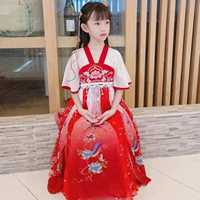 Китайский красный короткие рукава+головной убор+сердце бровей