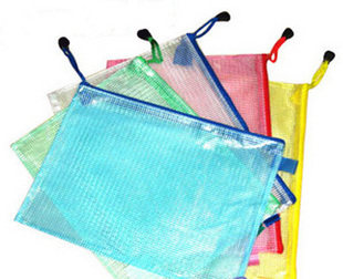 A4 grid file bag A4 zipper bag