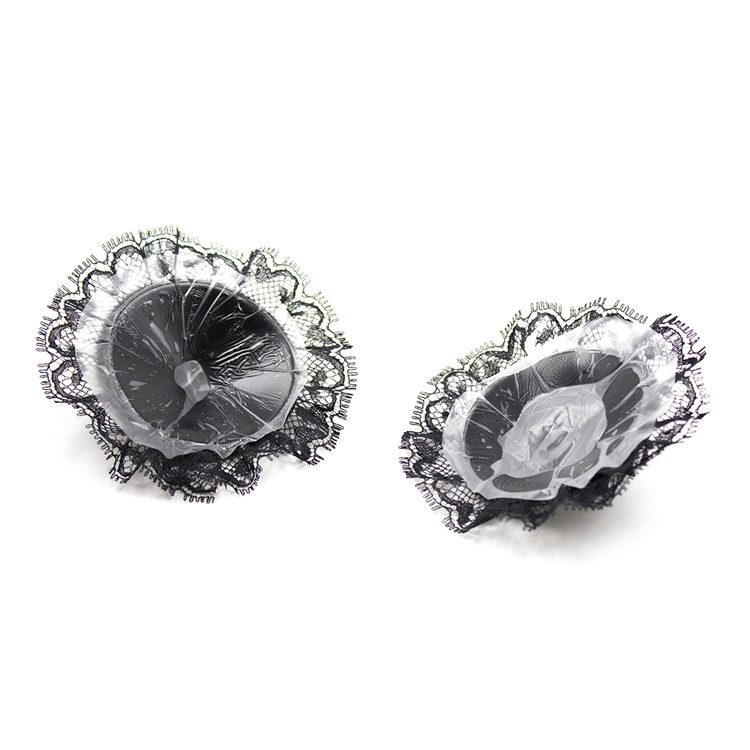 Silicone da cánh hoa chuỗi núm vú trong suốt rhinestone ngực dán ren trái tim tròn gạo dán phụ kiện dán ngực