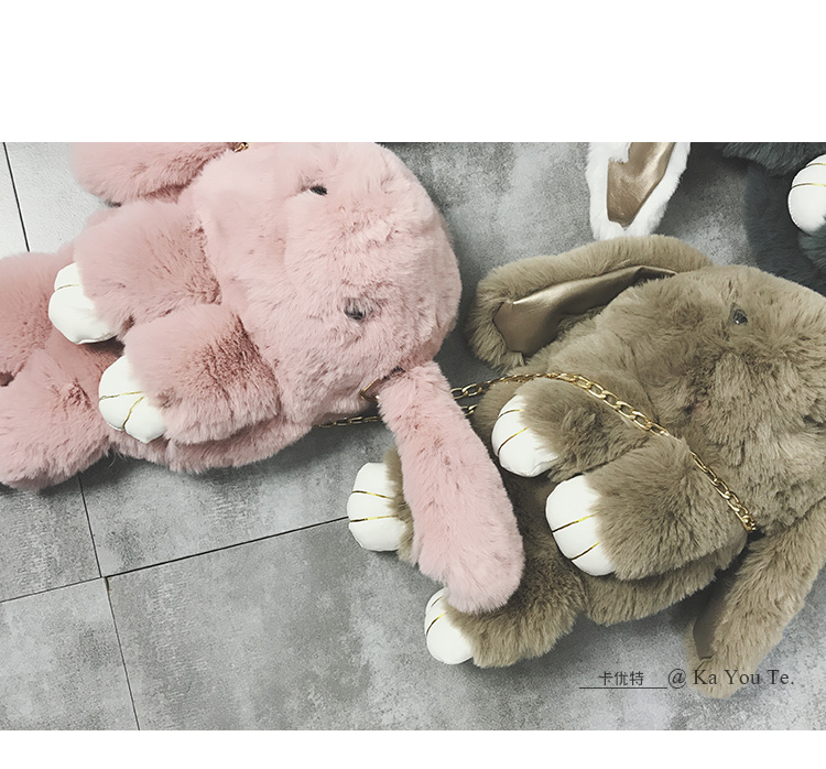Ins siêu gói 2018 mới dễ thương thỏ gói màu mini ba lô nữ bình thường nhỏ ba lô thủy triều balo nữ đẹp đi học