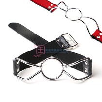 Female use SM Criminal tool openings Mouth Stopper Alternative Sex Toys Adult Passion Anecdotes Saliva Shackles