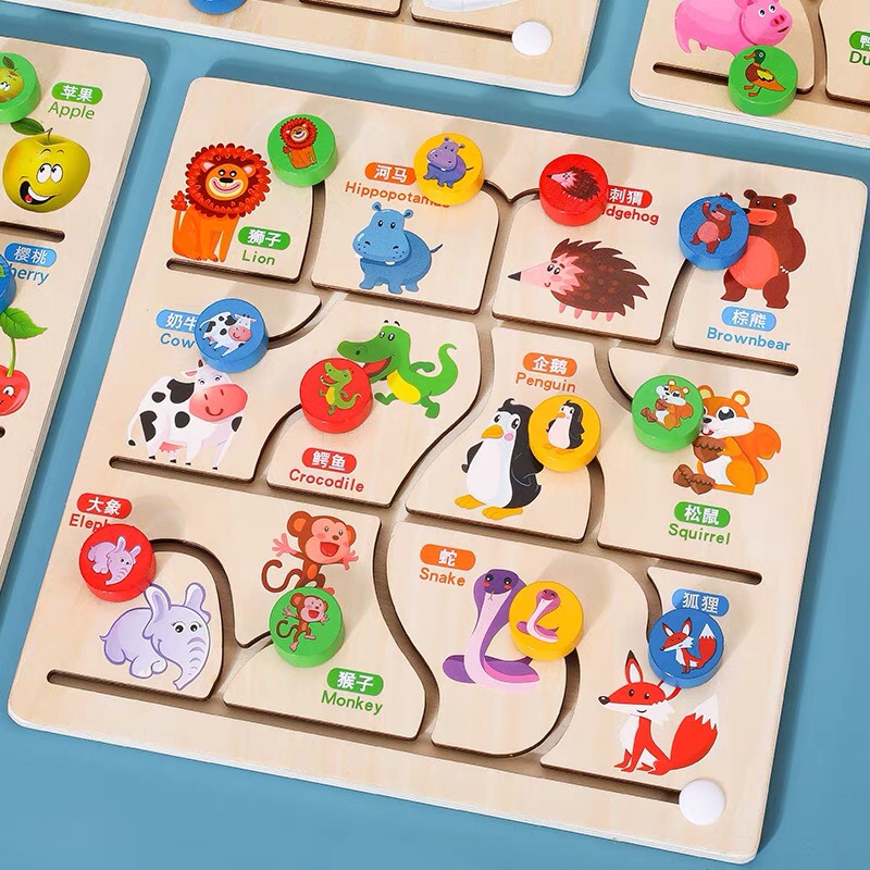 Children Walk Digital Labyrinth Toys Animal Walk Walk Baby preeminence Intellectual action Brain logic Mind Special training