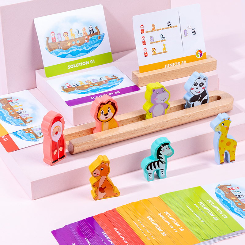 Noah Square Boat Table Tours Children Early Lessons Intellectual Space Building Blocks Thinking Training Special Force Parent-child Interactive Toys
