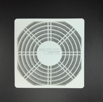 Factory direct 12cm 120mm white anti-dust particles three-in-one fan filter net cover environmentally friendly material