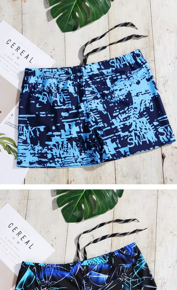 Quần bơi nam boxer Thời trang dành cho người lớn thả lỏng nhanh khô cao co giãn thiết bị áo tắm thủy lực Quần bơi nam phù hợp với quần bơi quần bơi nam shopee