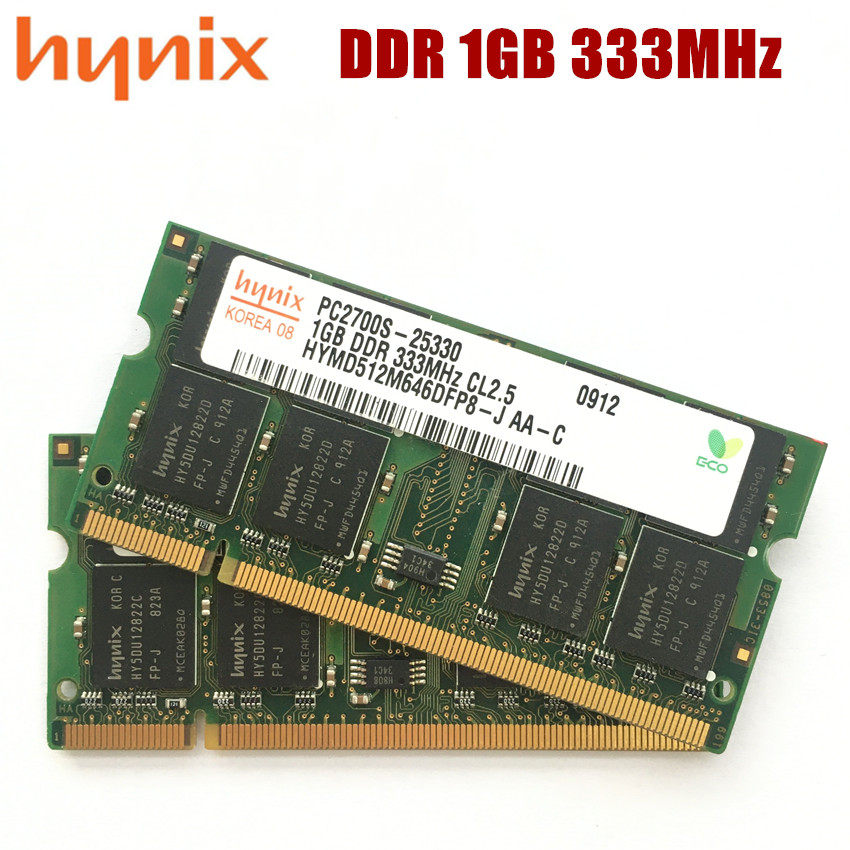Single DDR 1GB 333MHZ 1G PC2700S generation notebook computer memory