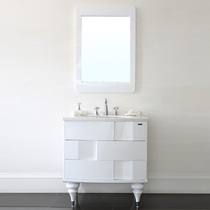 ADMC Andemaso modern simple light luxury bathroom cabinet combination Nordic washbasin cabinet X-07 promotional sale