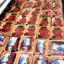 Foam wood grain fresh supermarket beef pork salmon plastic seafood vegetables 2013 food disposable tray