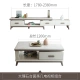 Màu sắc tươi sáng đá cẩm thạch kính cường lực bàn cà phê tủ kết hợp hiện đại tối giản căn hộ nhỏ nội thất tủ lưu trữ kính thiên văn - Bộ đồ nội thất sofa gỗ