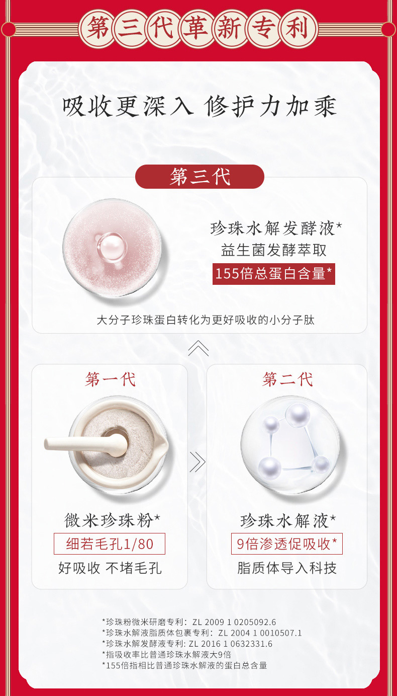 京润珍珠 十全大补珍珠膏 亮白祛黄淡化细纹 图2