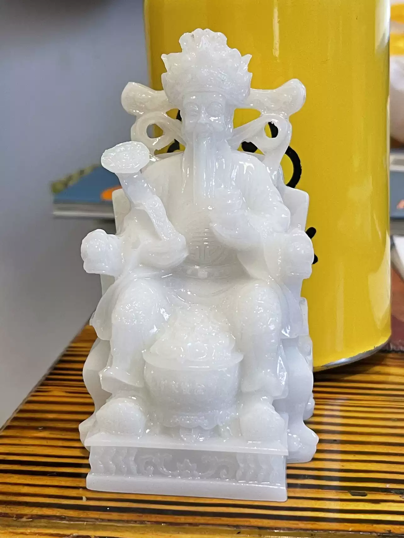 保真和田玉白玉大日如来摆件佛祖自在观音佛玉石雕刻镇宅礼品收藏