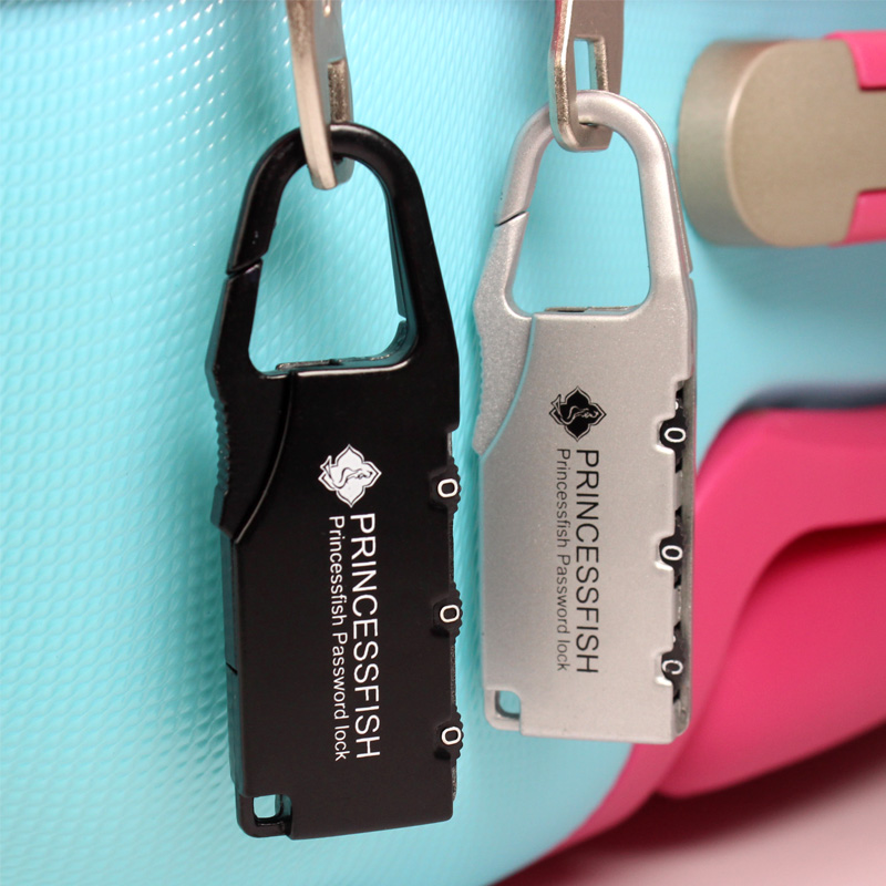 Luggage aluminum alloy combination lock gym dormitory combination lock portable travel abroad non-TSA customs lock