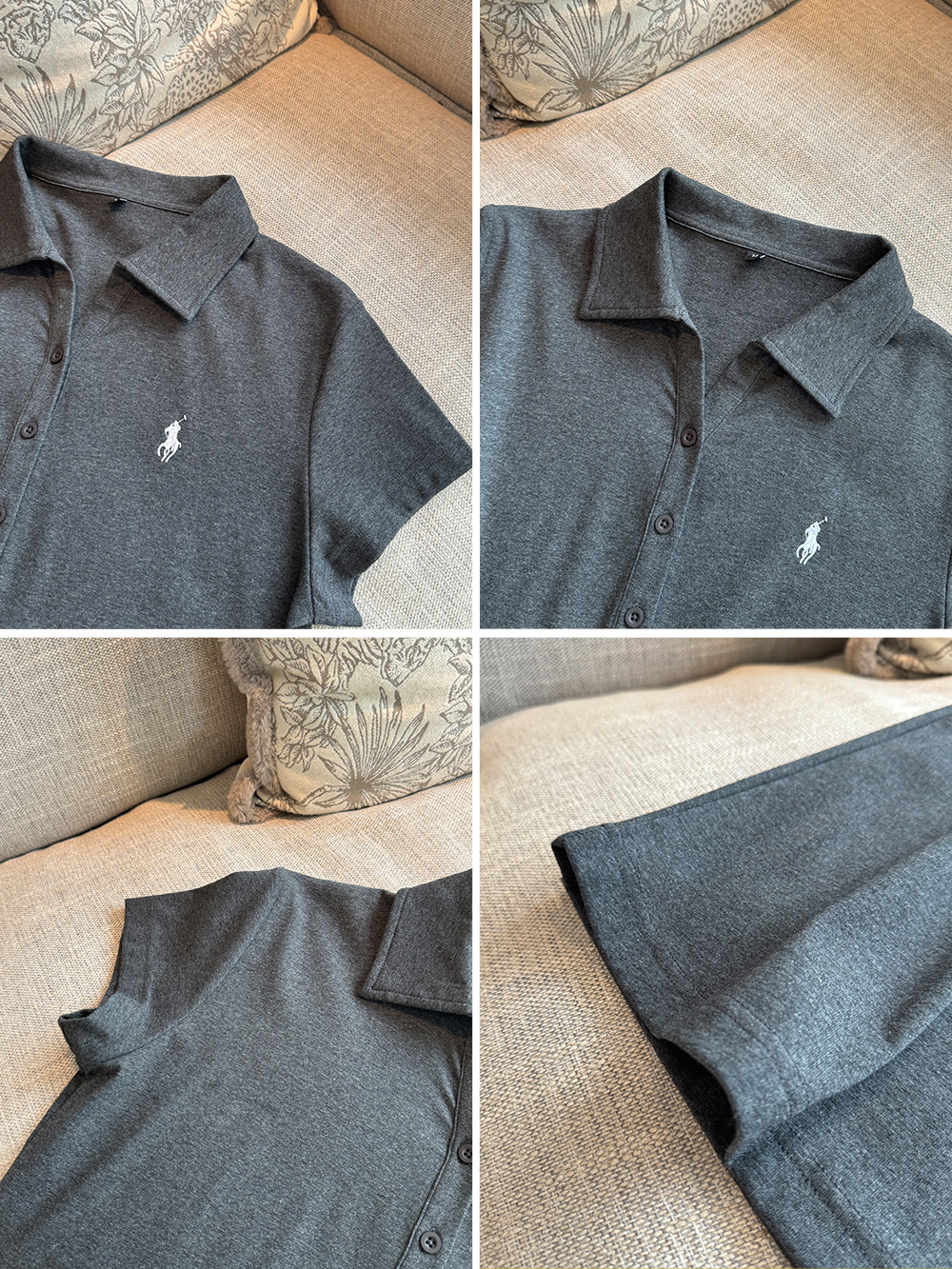 ◆ Amum Maternity Wear ◆ Elegant Lazy Dress~Polo Collar Casual Dress, Slimming and Flattering for Petite Pregnant Women. — 26