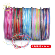 Dragon Boat Festival colorful rope handmade diy bracelet color thread five color rope rope egg bag set egg mesh woven colorful strands