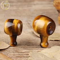 Three-way Buddha Head Natural Tiger Eye Stone Buddha Head Male Hand String Buddha Head Star Moon Bodhi King Kong Bead Handstring Accessories