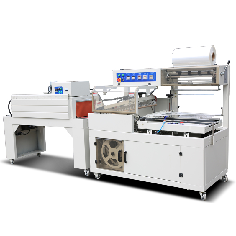 450 automatic L-shaped sealing and cutting machine Heat shrinkable film packaging machine Plastic sealing machine bagging machine Shoe box express baler