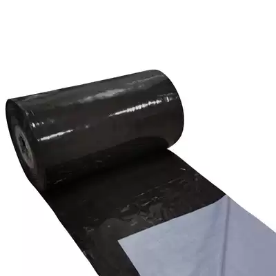 White half-fold express film custom-made clothing e-commerce semi-automatic packaging machine with logistics packaging bag whole roll