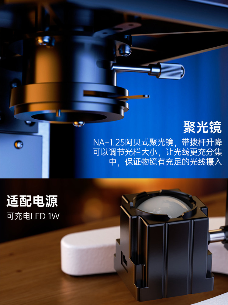 [Upgraded Edition of Textbook] Mofan Optical Microscope for Biological Children's Science Experiments, Suitable for Primary and Secondary School Students, Home Use, Junior High School Model, Electronic Desktop Professional Grade, Can View Bacteria and Sperm, High Magnification, High Definition
