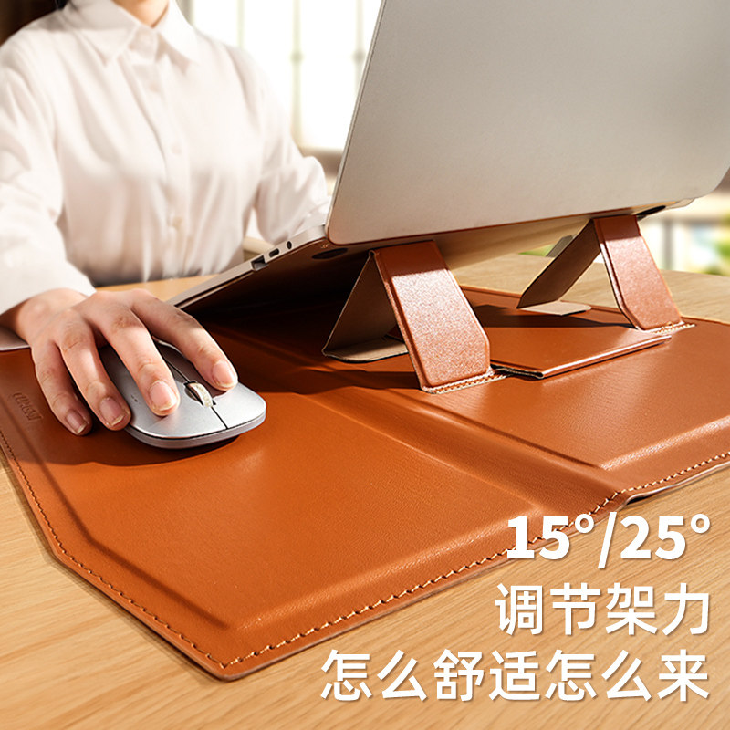 2025 New Apple Laptop Bag for Women, MacBook Air Sleeve, 14inch M3 Pro Protective Case, M4 Shell, 13 Huawei Xiaomi with Stand, 15 Shockproof, Lenovo Thin and Portable 16