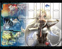 (Yiyou Cards) Yu-Gi-Oh Sky Striker Theme Double Card Mat 600x470x2 DIY