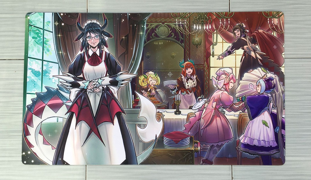 (Wing Tour Card) Games Wang Long maid themed card cushion 600x350x1 5 DIY 