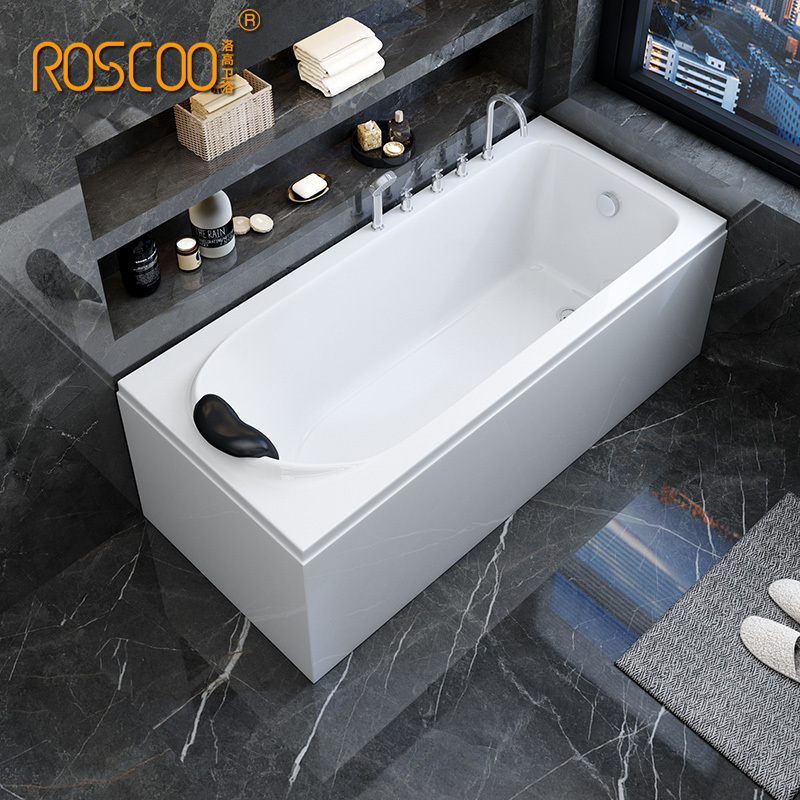 Luo Gao Bathtub Household Adult Small Apartment Acrylic Independent Couple Bathtub 1.3- 1.8m Popular Bathtub Luo Gao Bathtub Household Adult Small Apartment Acrylic Independent Couple Bathtub 1.3- 1.8m Popular Bathtub