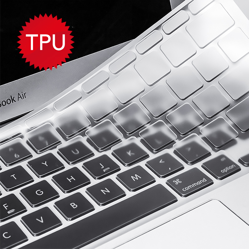 Suitable for Apple MacBook 14inch Laptop Pro16Air15 Keyboard Film 13 Protective Film New Thin Transparent Light-Transmitting Neo Silicone Dustproof Tpu Full Coverage M3M4M5