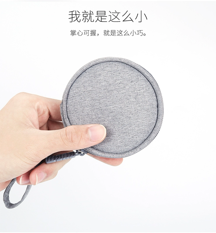 BUBM lưu trữ túi tai nghe cáp dữ liệu hộp sạc đầu kỹ thuật số U đĩa Bluetooth Mini Pouch Trường hợp điện thoại sạc dây điện đầu u lá chắn nhỏ điện tử Travel gói nhập học - Lưu trữ cho sản phẩm kỹ thuật số