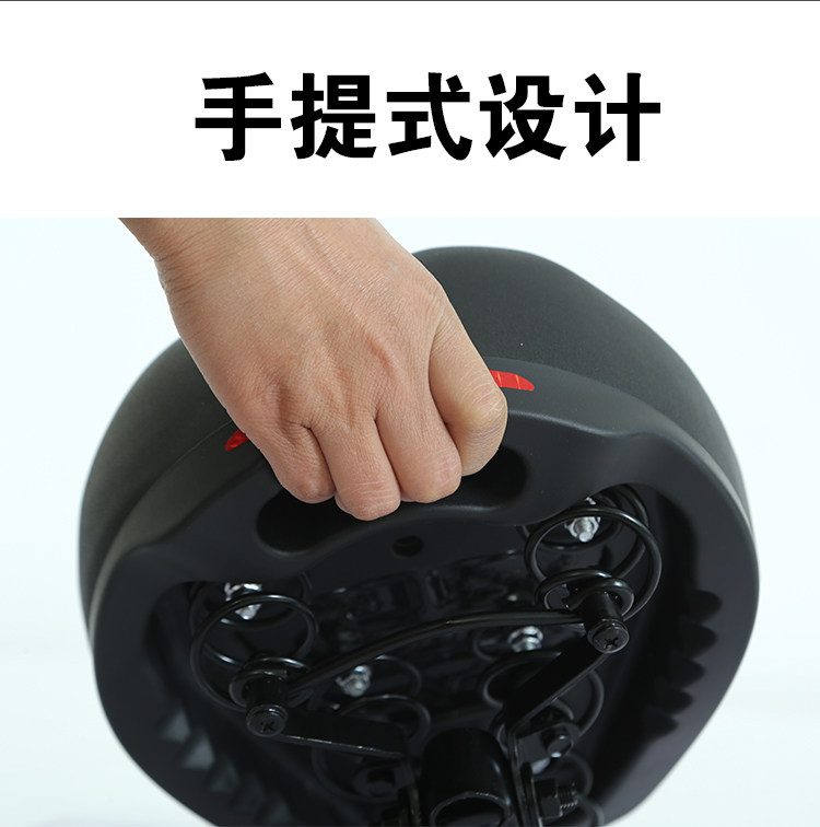 Electric Vehicle Seat Cushion with 6 Springs, Enlarged Battery Bike Seat, Waterproof Universal Seat Cover
