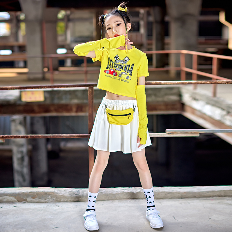 New Year's Day Children's Show Cheerleader Kids Kitchen Games Performing Girls Jazz Dance Costumes