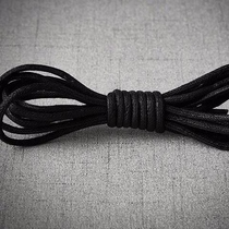 Buy 2 hair 4 leather shoes laces brown black and white waxed Martin boots casual male and female fine round shoe rope with subreddit