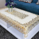 Lace pastoral European PVC coffee table towel pad anti-scalding