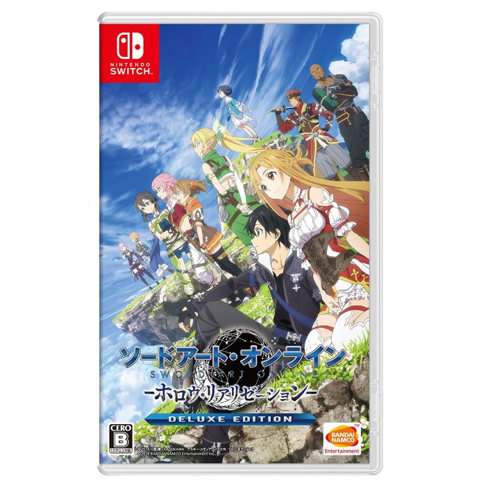 Switch NS Game Sword Art Online Void Fantasy Deluxe Edition Chinese Version Spot Flash