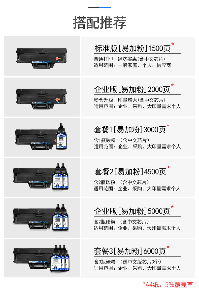 Meililai cho hộp mực Samsung MLT-D111S Máy in SLm2071 M2071HW m2071fh m2071w hộp mực nhỏ gọn M2070W M2022w m2021w m2020w - Hộp mực