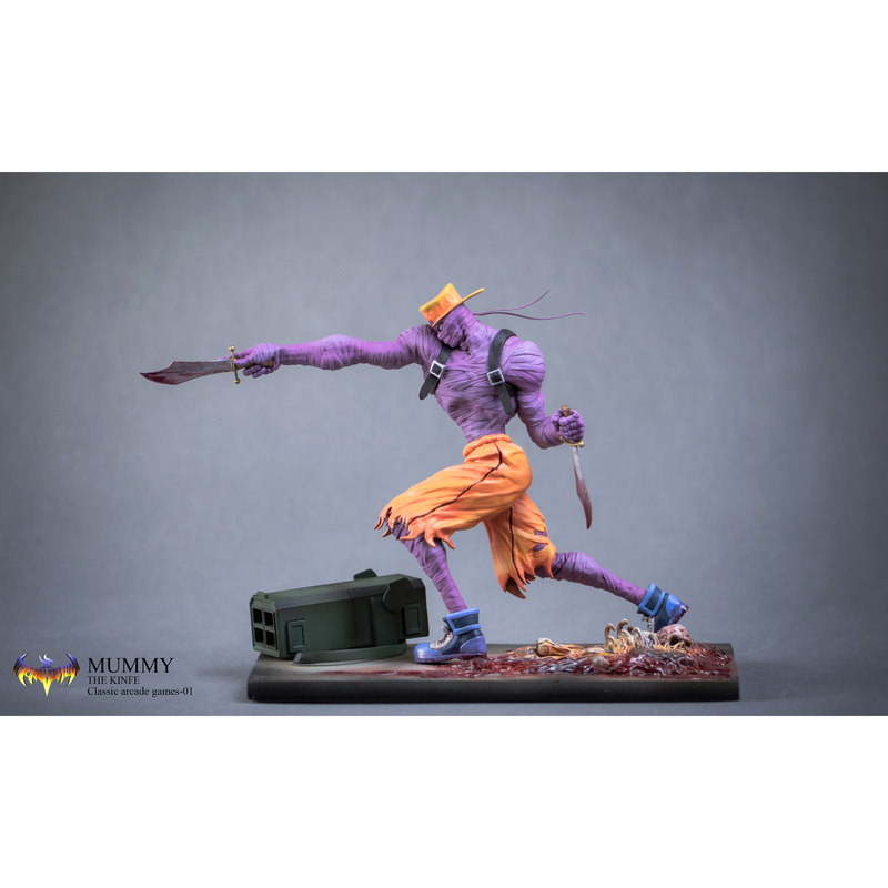 Classic Arcade Game Famous Fighters: Mummy and Ninja Reprinted Gk
