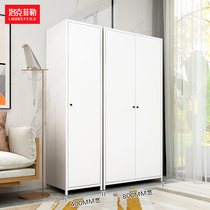 Household wardrobe modern minimalist locker waterproof sunscreen large capacity balcony cabinet small apartment wardrobe 400 wide