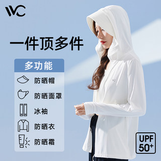 Vvc vinyl sun protection clothing for women, anti-uv ice silk, breathable and cool sun protection clothing, outdoor summer ultra-thin jacket