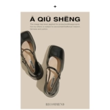 Обувь, ретро туфли для кожаной обуви, высокая подходит с юбкой, французский стиль, 2025 года