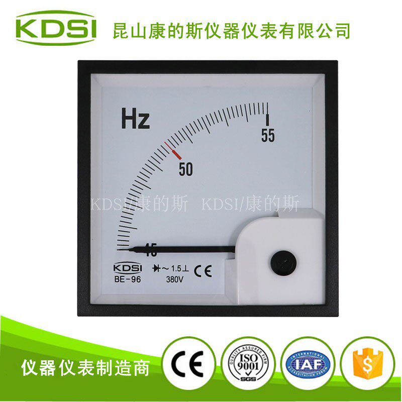 Manufacturer supply 96 * 96 finger type frequency table BE-96 45-55HZ 380V square drilling meter head