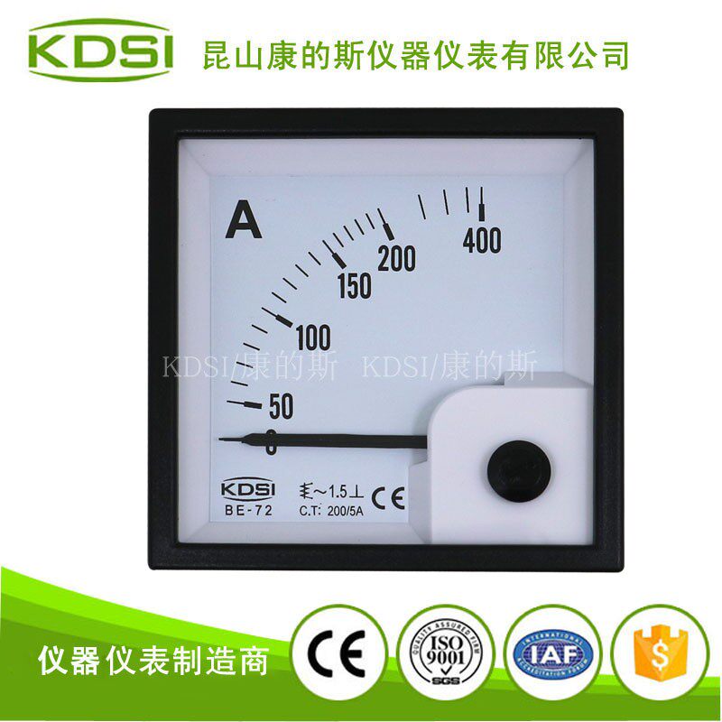 KDSI Kangdis pointer AC ammeter BE-72 AC200 5A with transformer