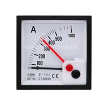 The Smanufacturer supply dial for the KDSI Conn shows the AC current meter BE-80 AC500 5A double pointer