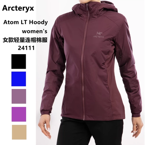 Spot Arcteryx Amazing Bird Atom Lt Hoody's Women's Women's Lightweight Cottoned Server 24111/30090